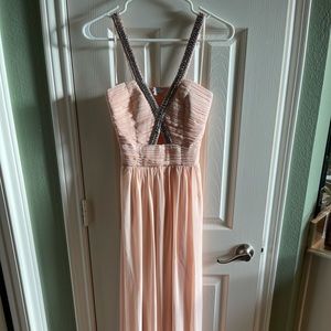 Beautiful evening dress with bead detail